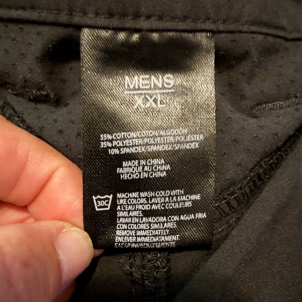 Huk Fishing Shorts Mens XXL Black Performance Stretch Cargo H2000011 - Picture 3 of 9